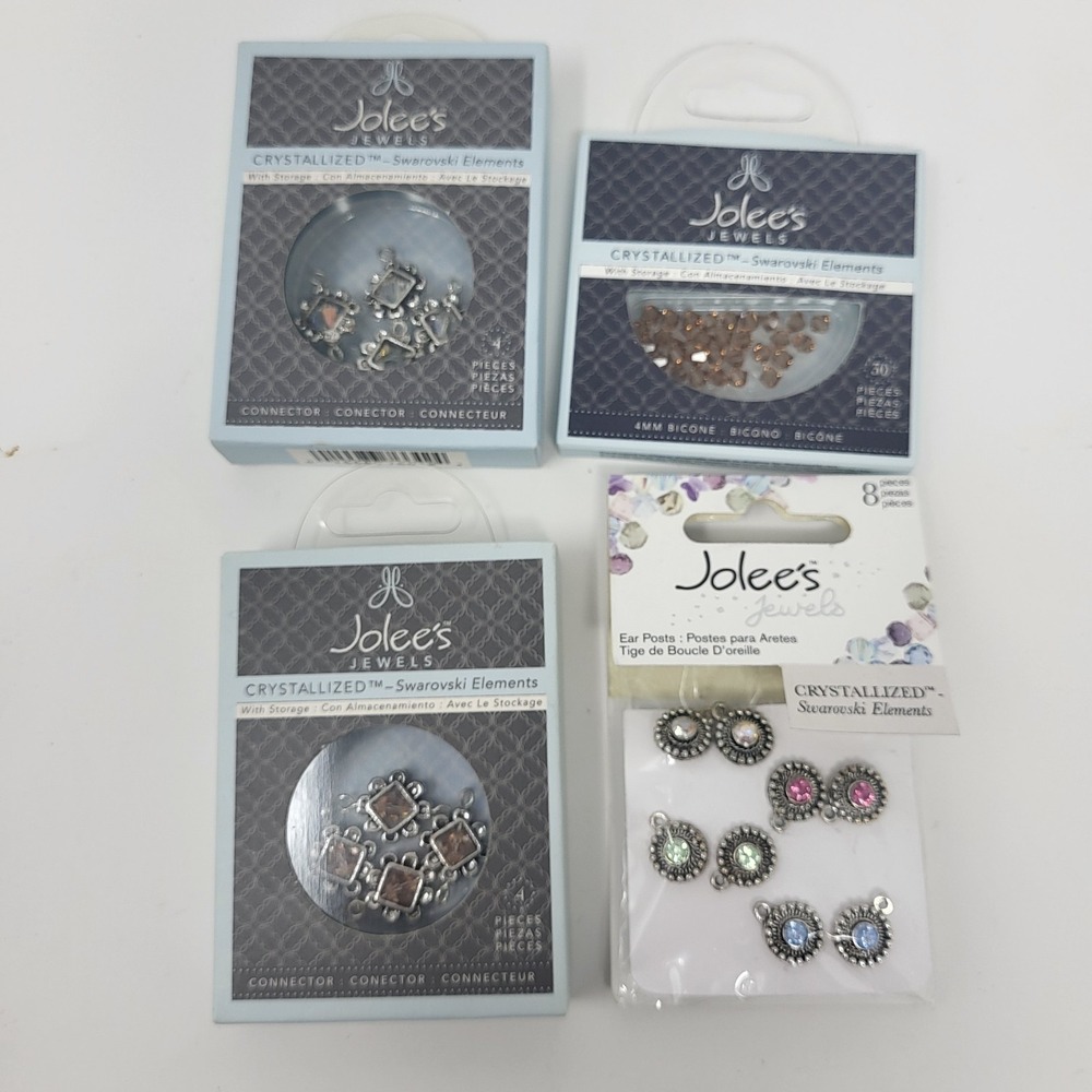 Bundle Jolee Crystalized Swarovski Jewelry Making Supplies Arts Crafts Lot #12
